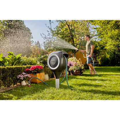 Gardena Garden Hose Box RollUp S (white) 15 m