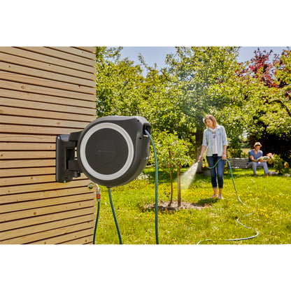 Gardena Wall-mounted Hose Box RollUp L (white) 30 m