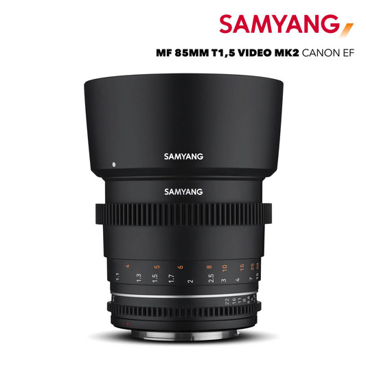 Samyang MF 85mm T1,5 VDSLR MK2 Canon EF