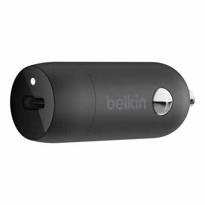 Belkin Car Charger USB-C 20W Power Delivery, black CCA003btBK