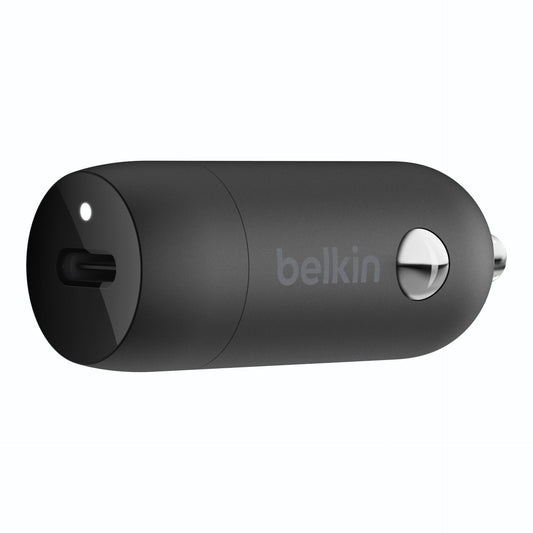 Belkin Car Charger USB-C 20W Power Delivery, black CCA003btBK