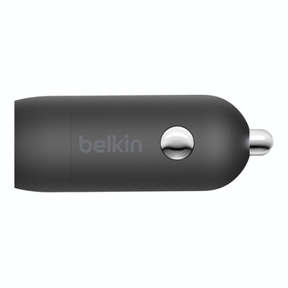 Belkin Car Charger USB-C 20W Power Delivery, black CCA003btBK