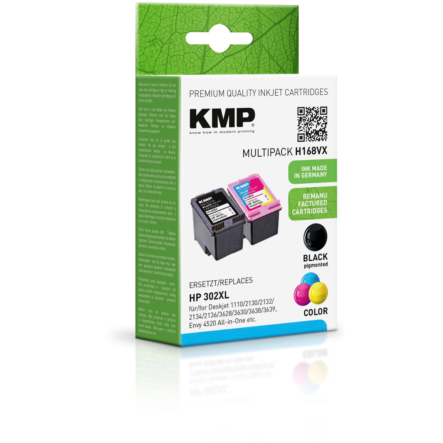 KMP H168VX Promo Pack BK/Color comp. with HP F6T68AE/F6U67AE