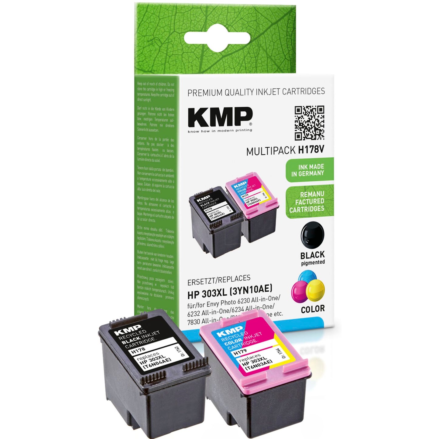 KMP H178V Promo Pack BK/Color comp. with HP 3YN10AE