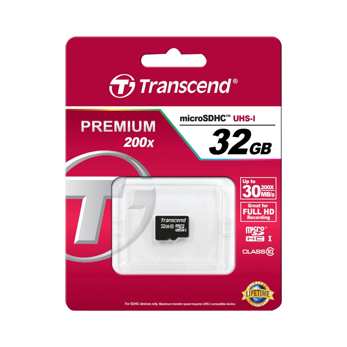 Transcend microSDHC         32GB Class 10