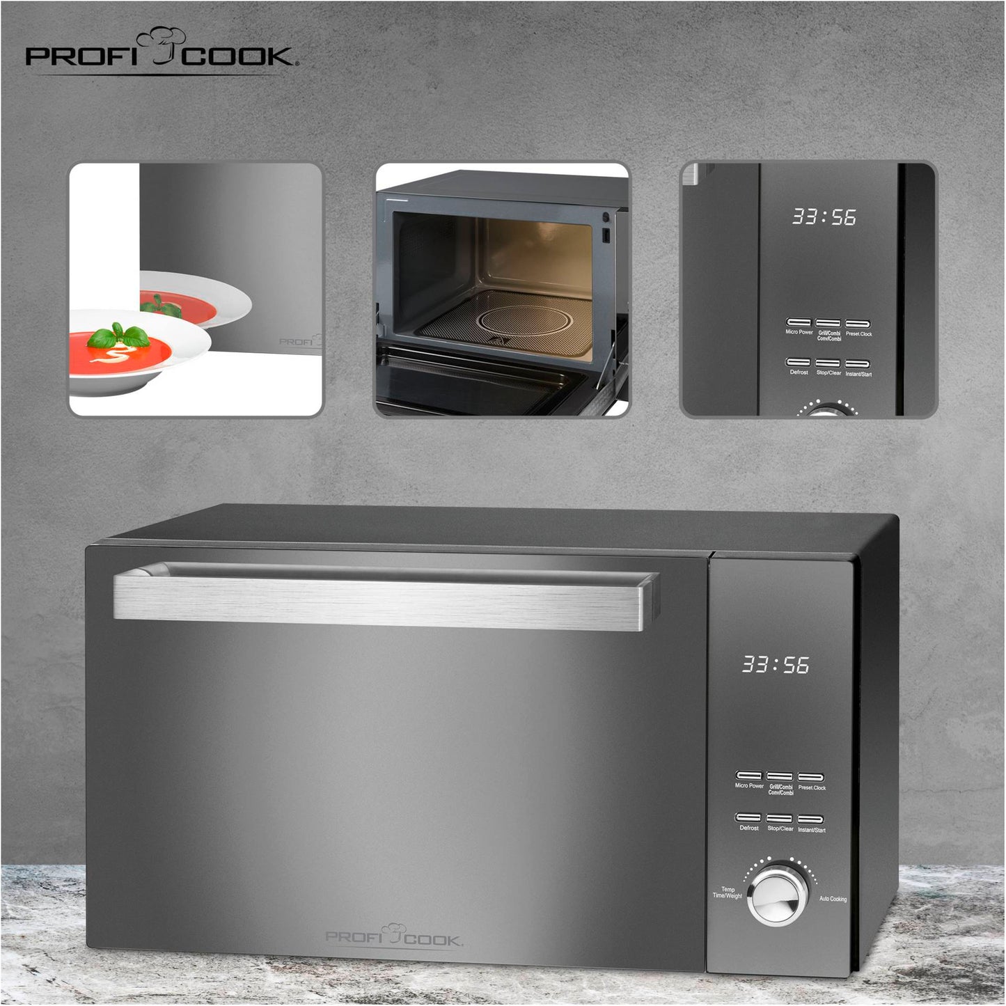 Proficook PC-MWG 1204 black