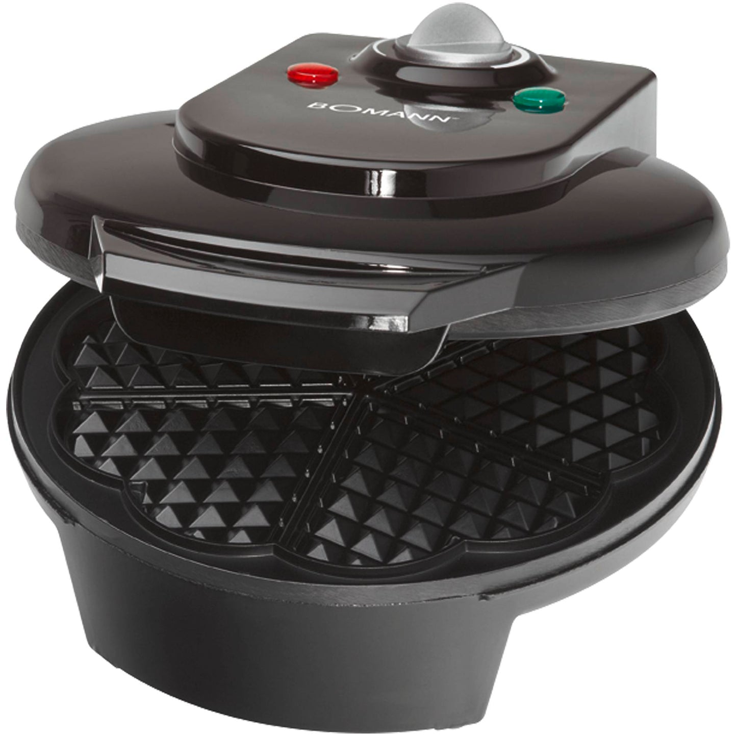 Bomann WA 5018 CB black Heart Waffle Maker