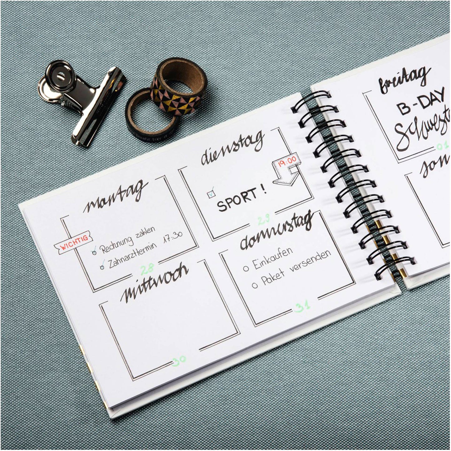 Hama Letterings Enjoy Spiral 28x17 50 white Pages 3890