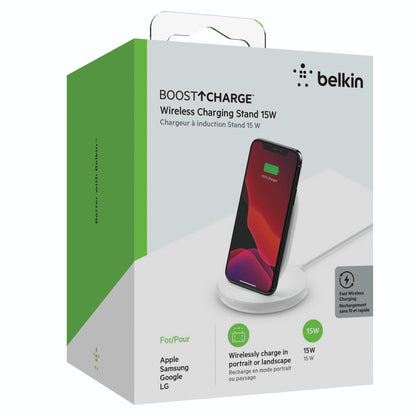 Belkin BOOST Charge Wireless Charging Stand 15W ws.WIB002vfWH