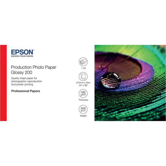 Epson Production Photo Glossy 61 cm x 30 m, 200 g   C13S450371