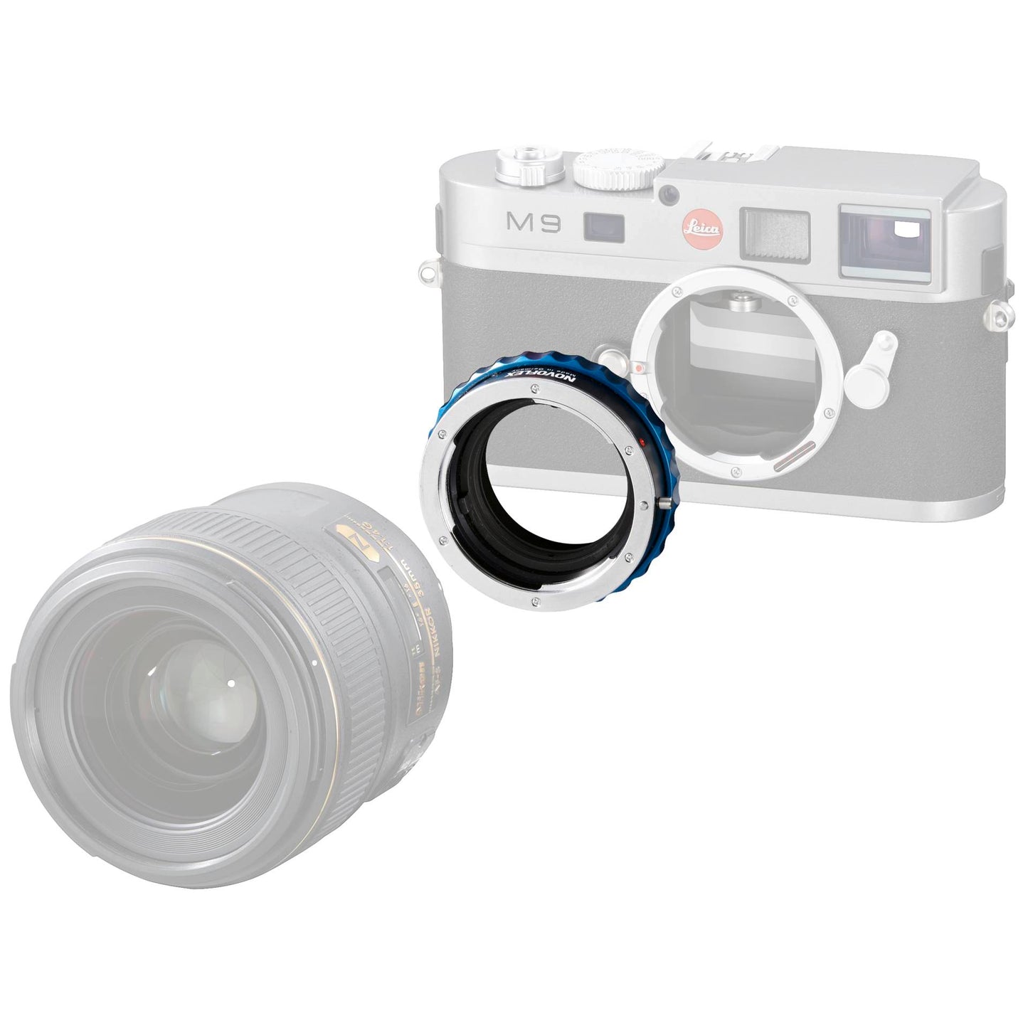 Novoflex Adapter Nikon FD Lens to Leica M Camera