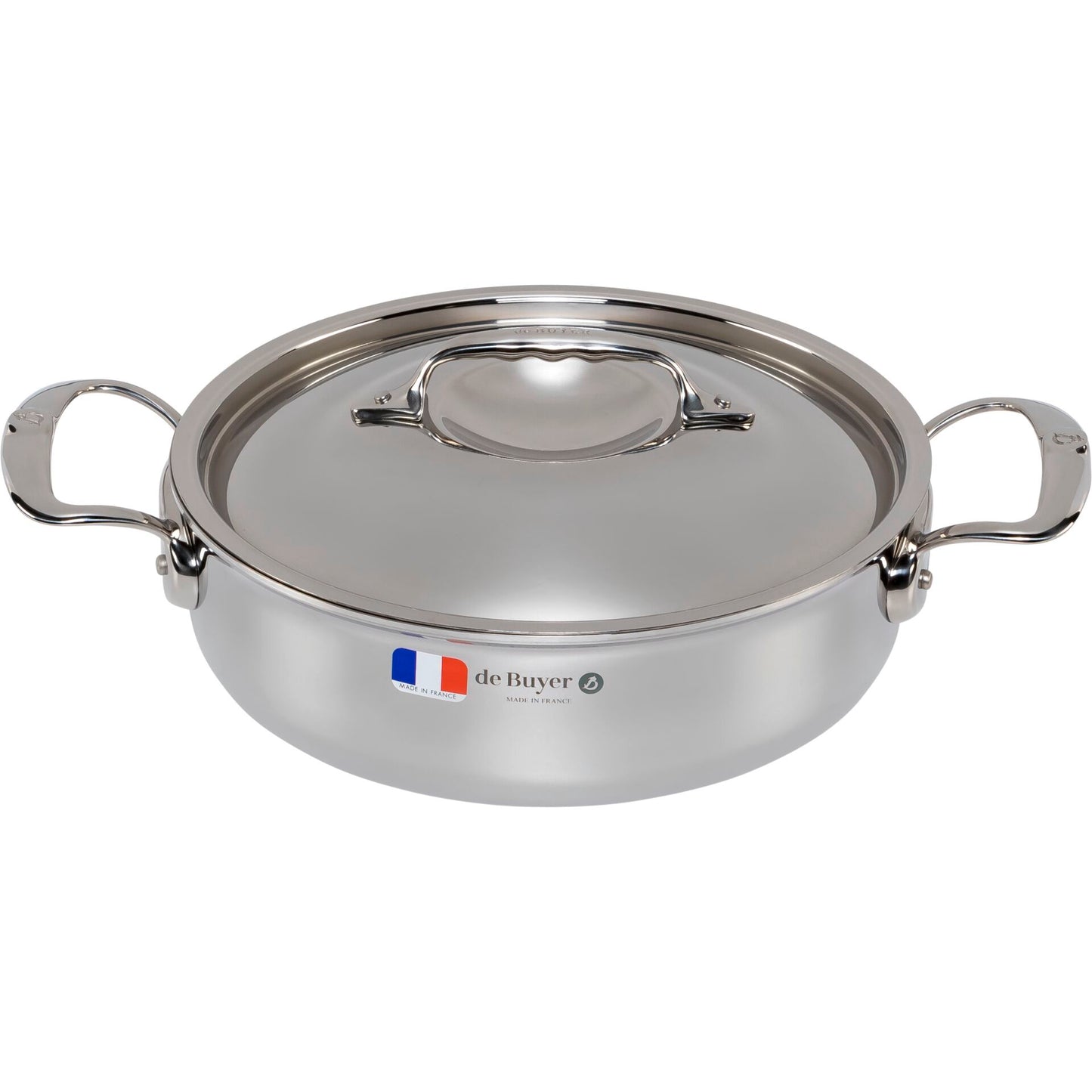 De Buyer Affinity Saucepot low with lid 24 cm