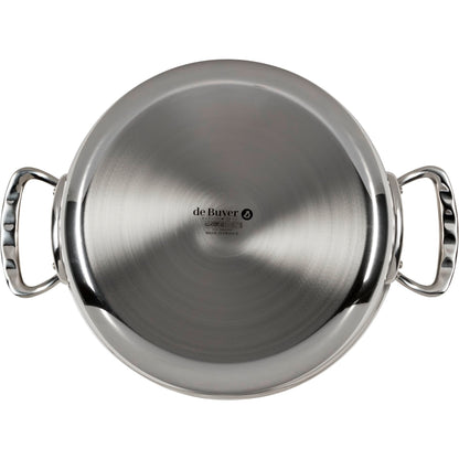 De Buyer Affinity Saucepot low with lid 28 cm