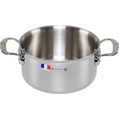 De Buyer Affinity Saucepot Stainless Steel with lid 20 cm