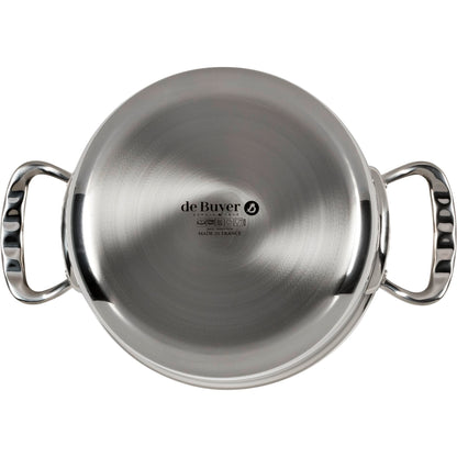 De Buyer Affinity Saucepot Stainless Steel with lid 20 cm