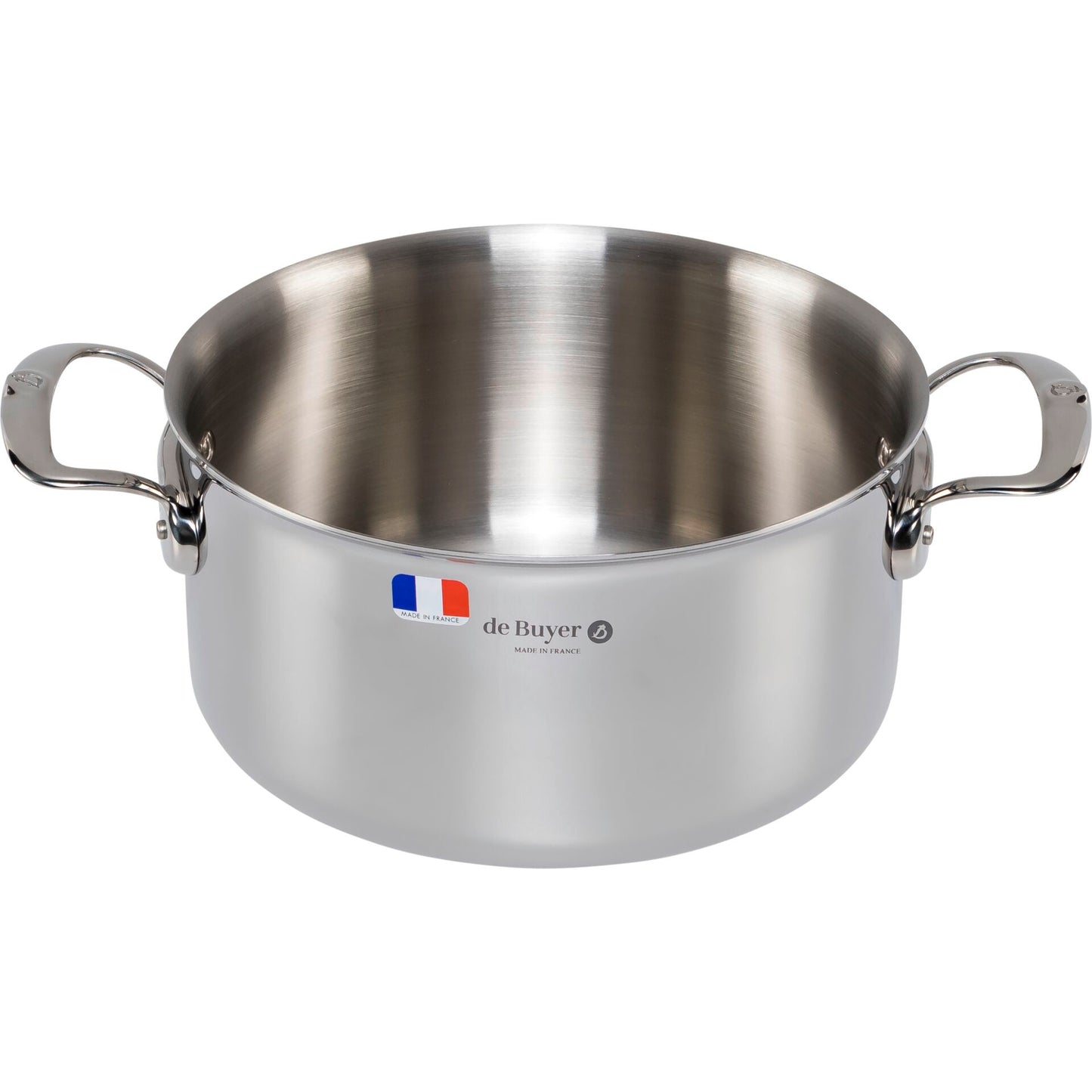 De Buyer Affinity Saucepot Stainless Steel with lid 24 cm