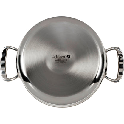 De Buyer Affinity Saucepot Stainless Steel with lid 24 cm