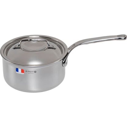 De Buyer Affinity Casserole Stainless Steel with lid 18 cm