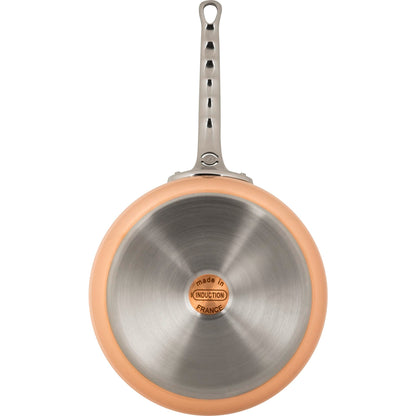 De Buyer Prima Matera Sauté Pan Copper/steel 24cm straight ind.