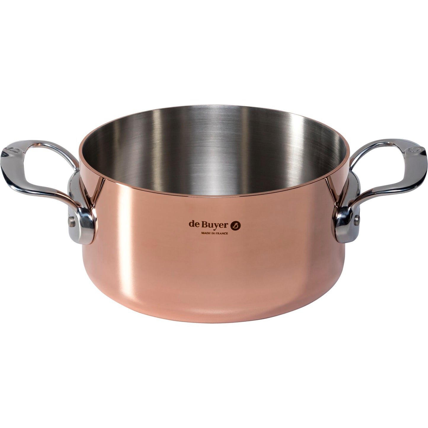 De Buyer Prima Matera Saucepot copper/steel 16 cm induction