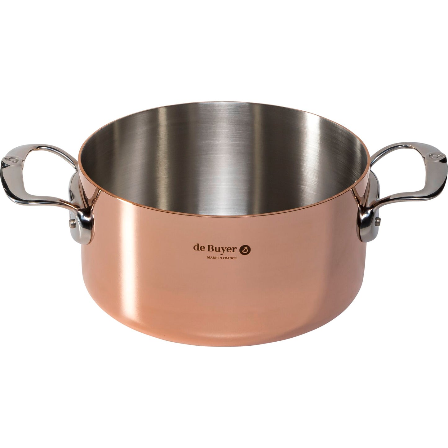 De Buyer Prima Matera Saucepot copper/steel 20 cm induction