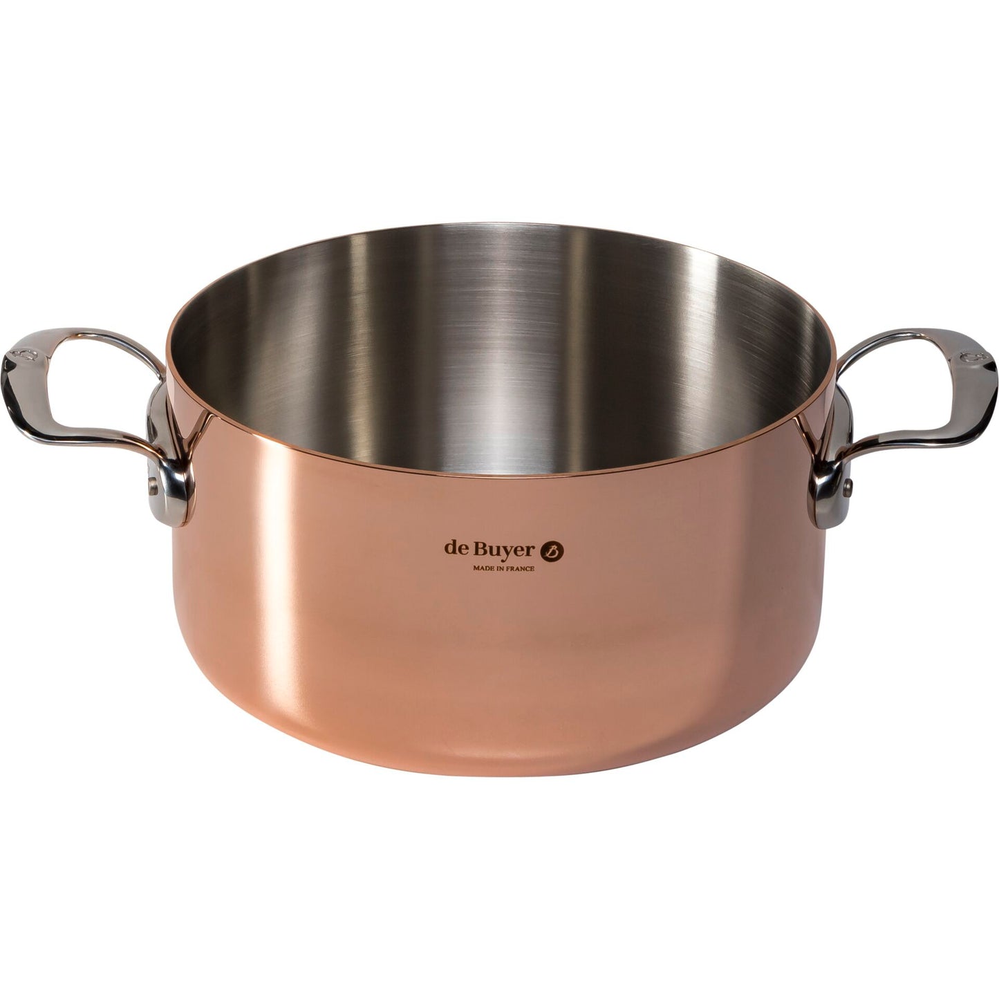 De Buyer Prima Matera Saucepot copper/steel 24 cm induction