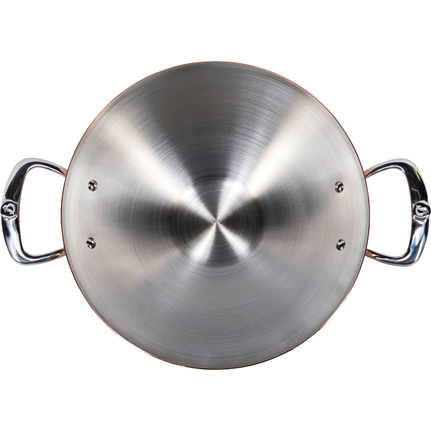 De Buyer Prima Matera Wok induct ion copper/steel with 2 handles