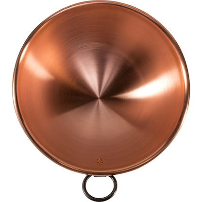 De Buyer inocuivre Schlag- schüssel Kupfer mit Ring Griff