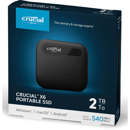 Crucial portable SSD X6   2000GB USB 3.1 Gen 2 Typ-C