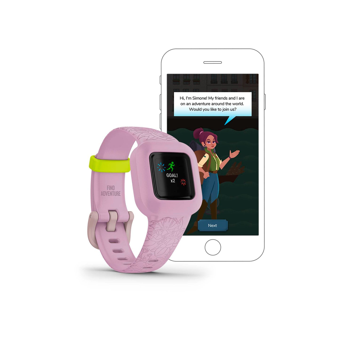 Garmin vivofit jr. 3 Lilac Floral