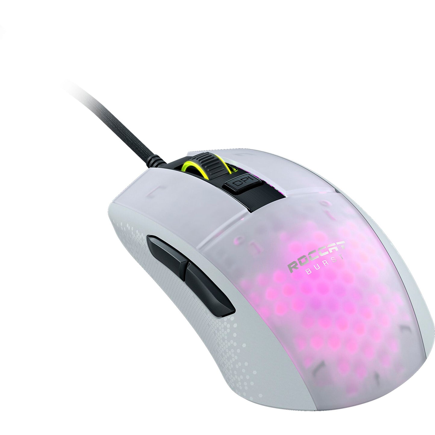Roccat Burst Pro white RGB Gaming Maus