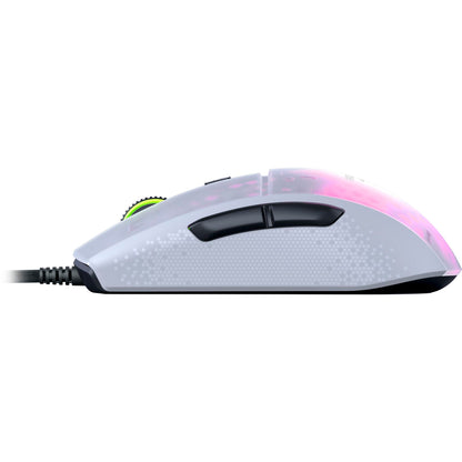 Roccat Burst Pro white RGB Gaming Maus
