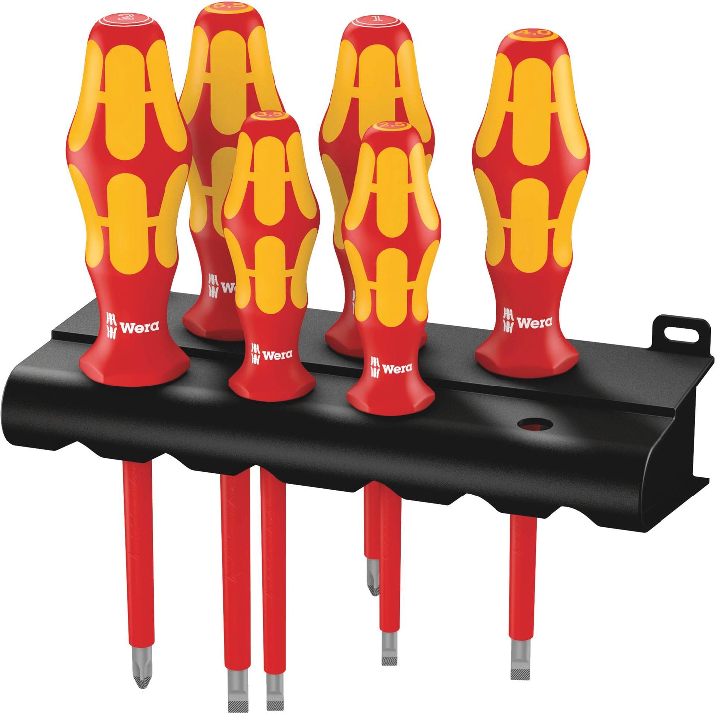 Wera 160 i/6 Rack Screwdriver Set Kraftform Plus Ser.100