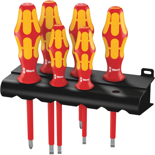 Wera 160 i/6 Rack Screwdriver Set Kraftform Plus Ser.100