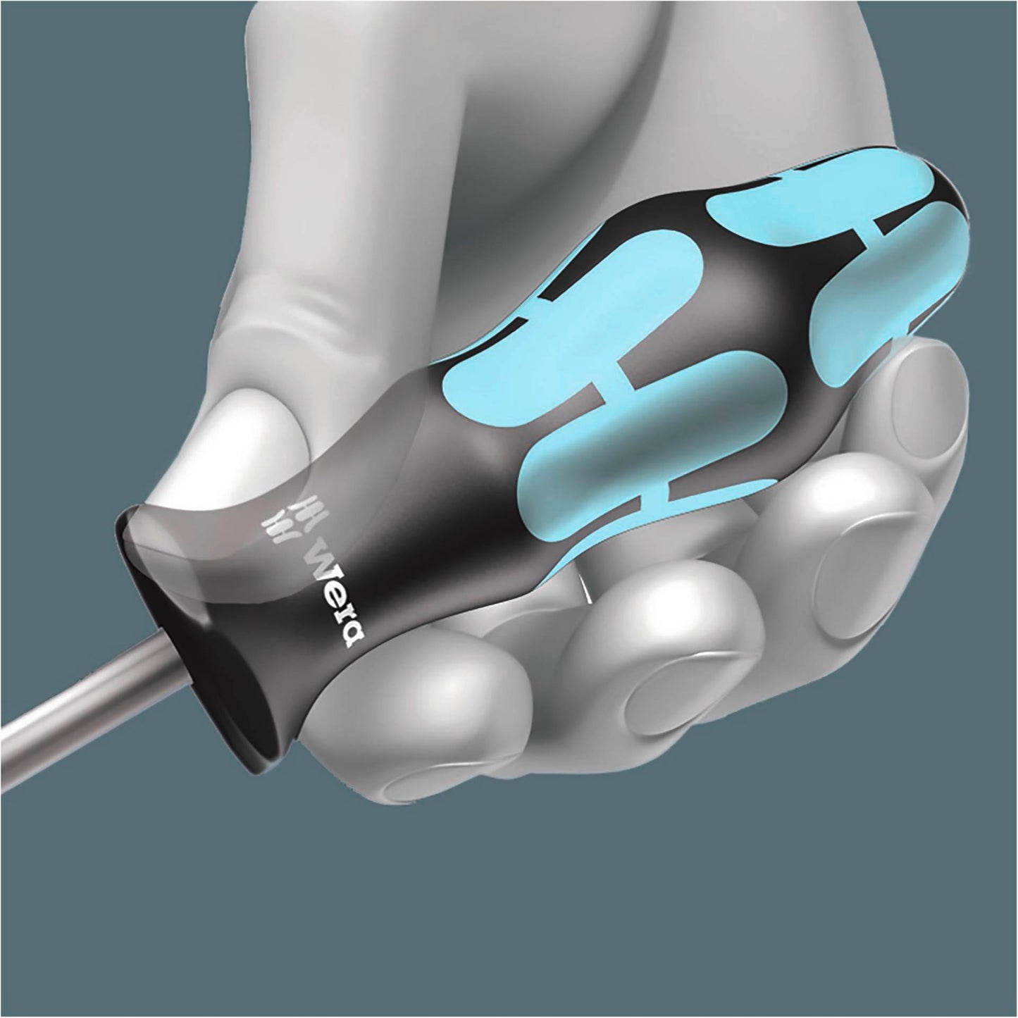 Wera 3334/3350/3355/6 Screwdriver Set, Inox + Rack