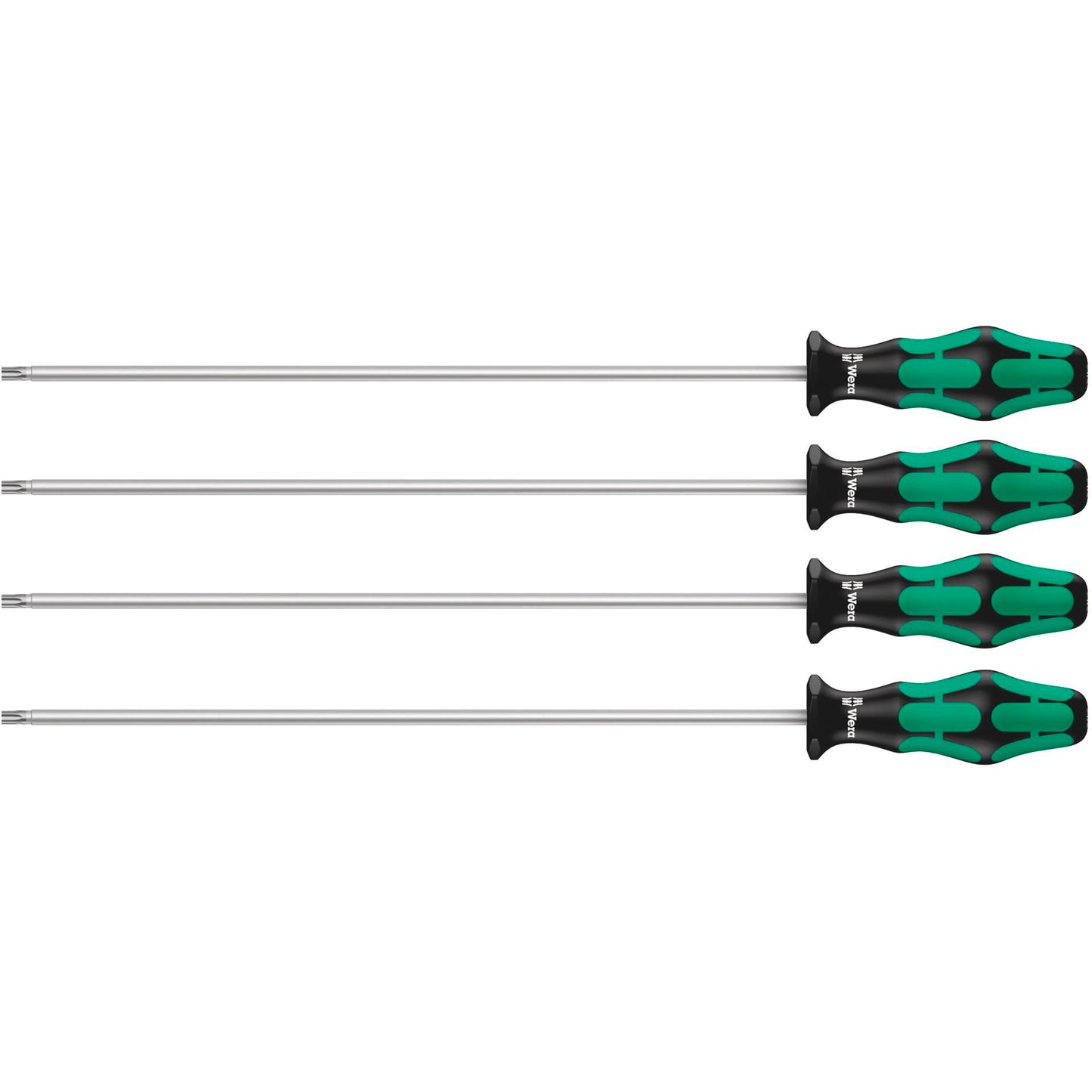Wera 367/4TORX HF KraftformPlus Screwdriver Set, holdingf.,300mm