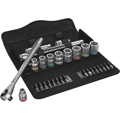 Wera 8100 SB 7 Zyklop Ratchet Push Through Square 3/8  metric