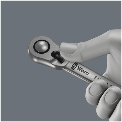 Wera 8100 SB 8 Zyklop Ratchet Switch Lever, 3/8  Drive metric
