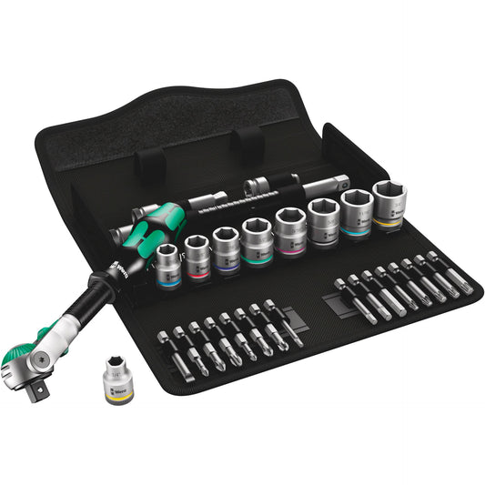 Wera 8100 SB 9 Zyklop Speed Ratchet Set 3/8  Drive imperial