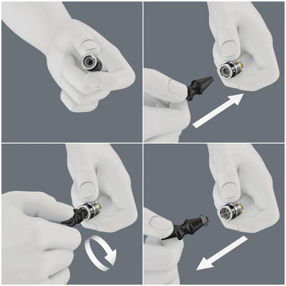 Wera 8100 SB HF 1 Zyklop Ratchet Switch Lever Holding 3/8  metric