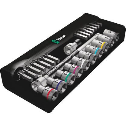 Wera 8100 SC 10 Zyklop Ratchet Push Through Sq. 1/2  imperial
