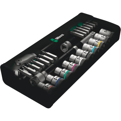 Wera 8100 SC 9 Zyklop Speed- Ratchet Set 1/2  Drive imperial