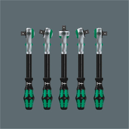 Wera 8100 SC 9 Zyklop Speed- Ratchet Set 1/2  Drive imperial