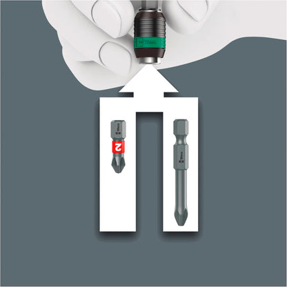 Wera 845/8 1-flute Countersink Bits Set