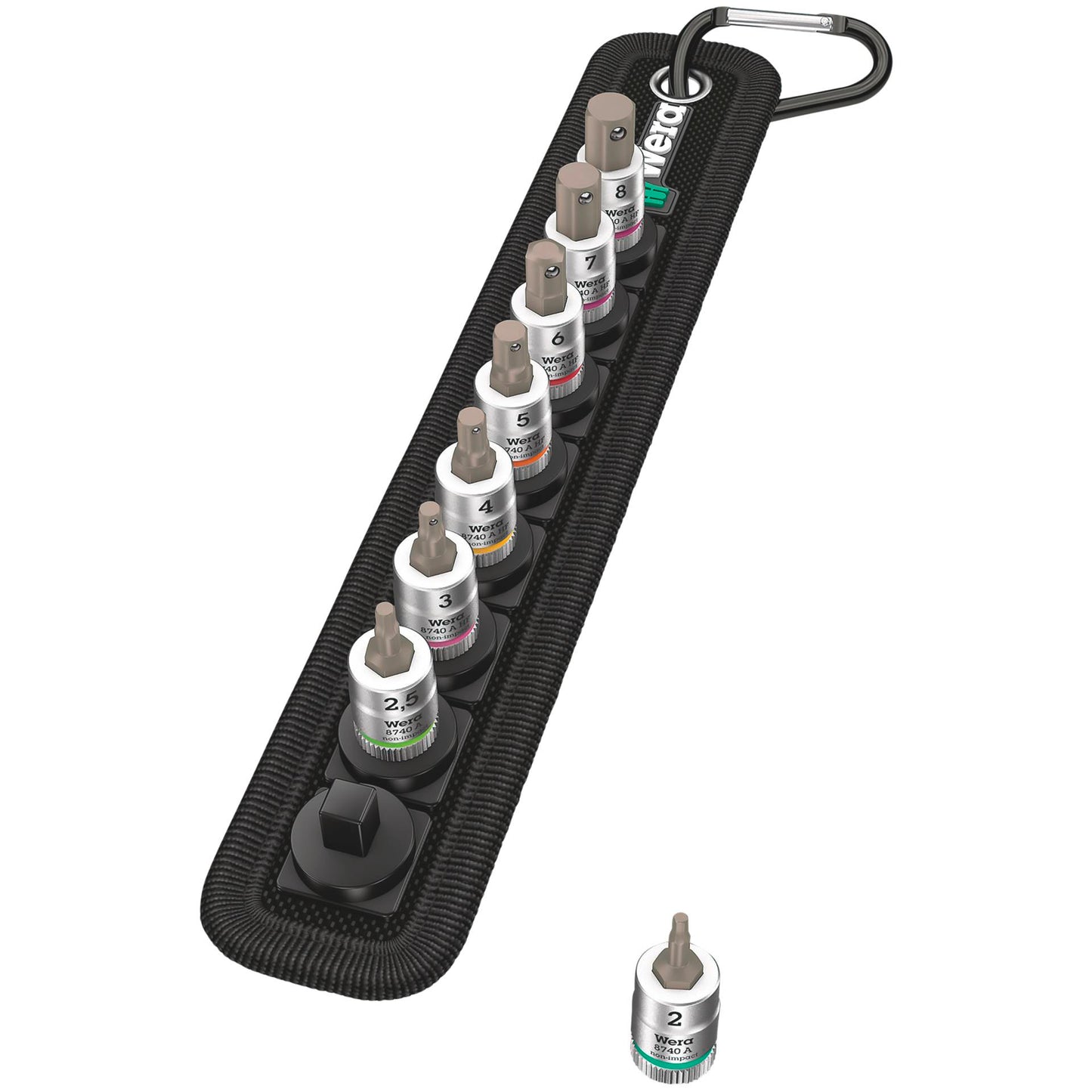 Wera Belt B 2 Zyklop In-Hex-Plus Bit Socket, holding funct. 3/8