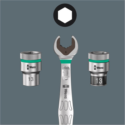 Wera Belt B 2 Zyklop In-Hex-Plus Bit Socket, holding funct. 3/8