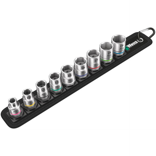 Wera Belt B 4 Zyklop Socket Set 3/8 Drive