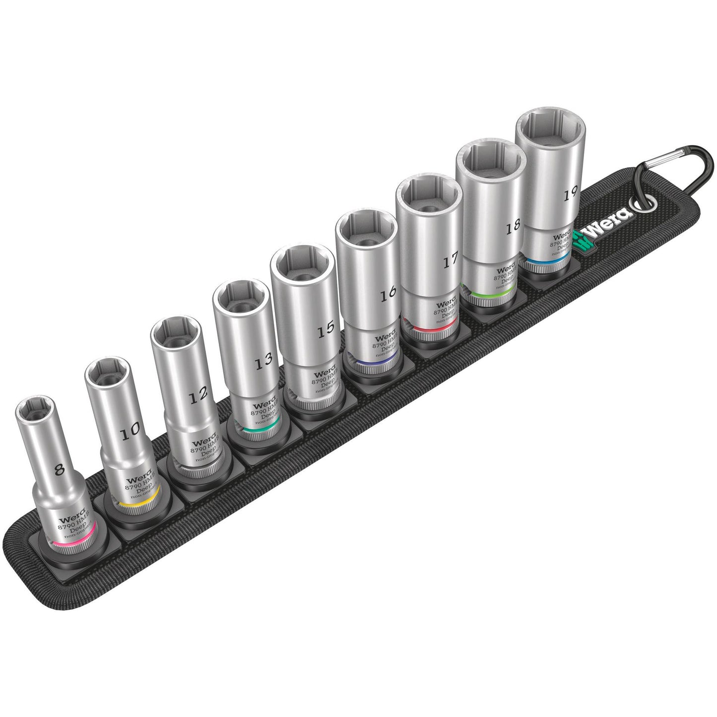 Wera Belt B Deep 1 Socket Set 3/8  Drive
