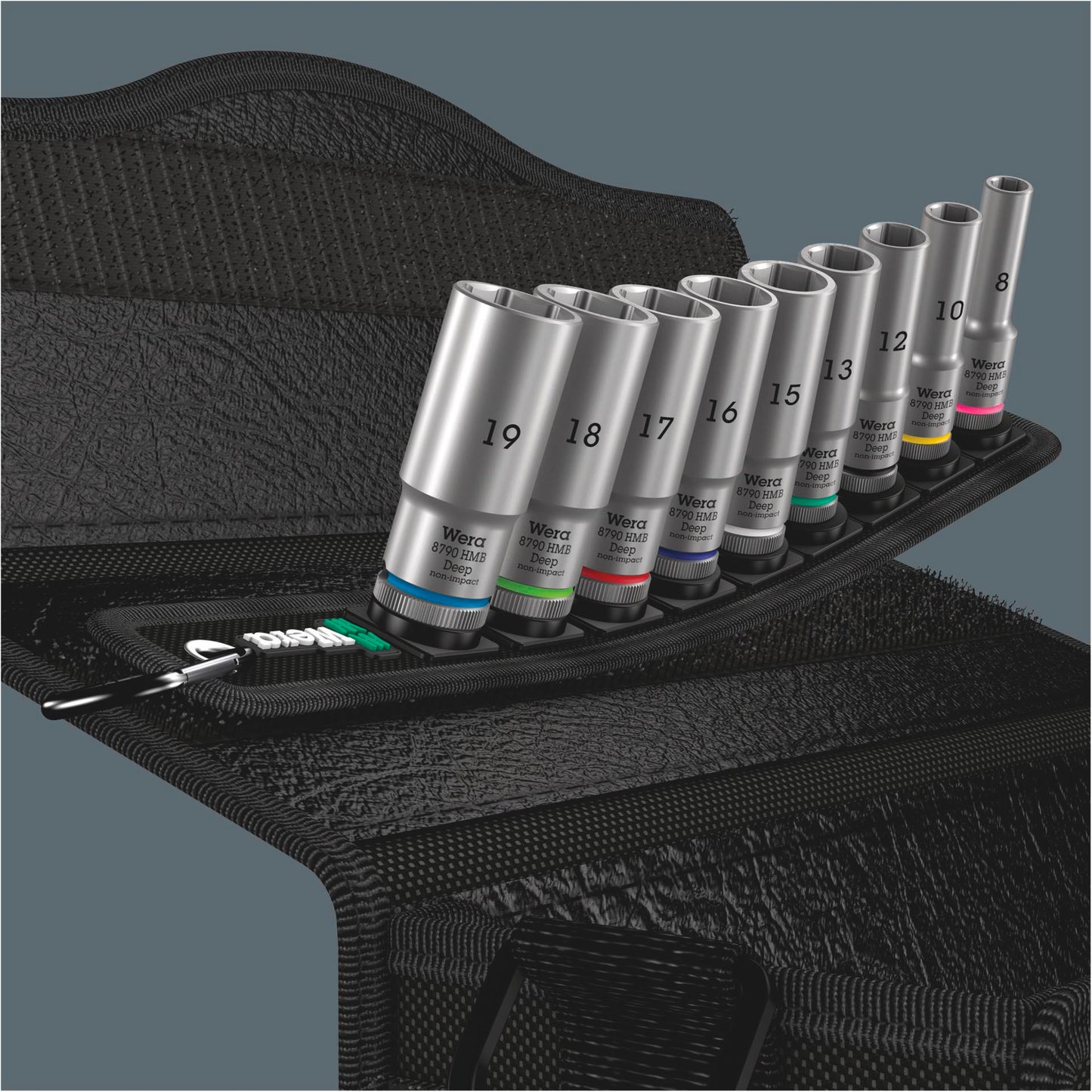 Wera Belt B Deep 1 Socket Set 3/8  Drive