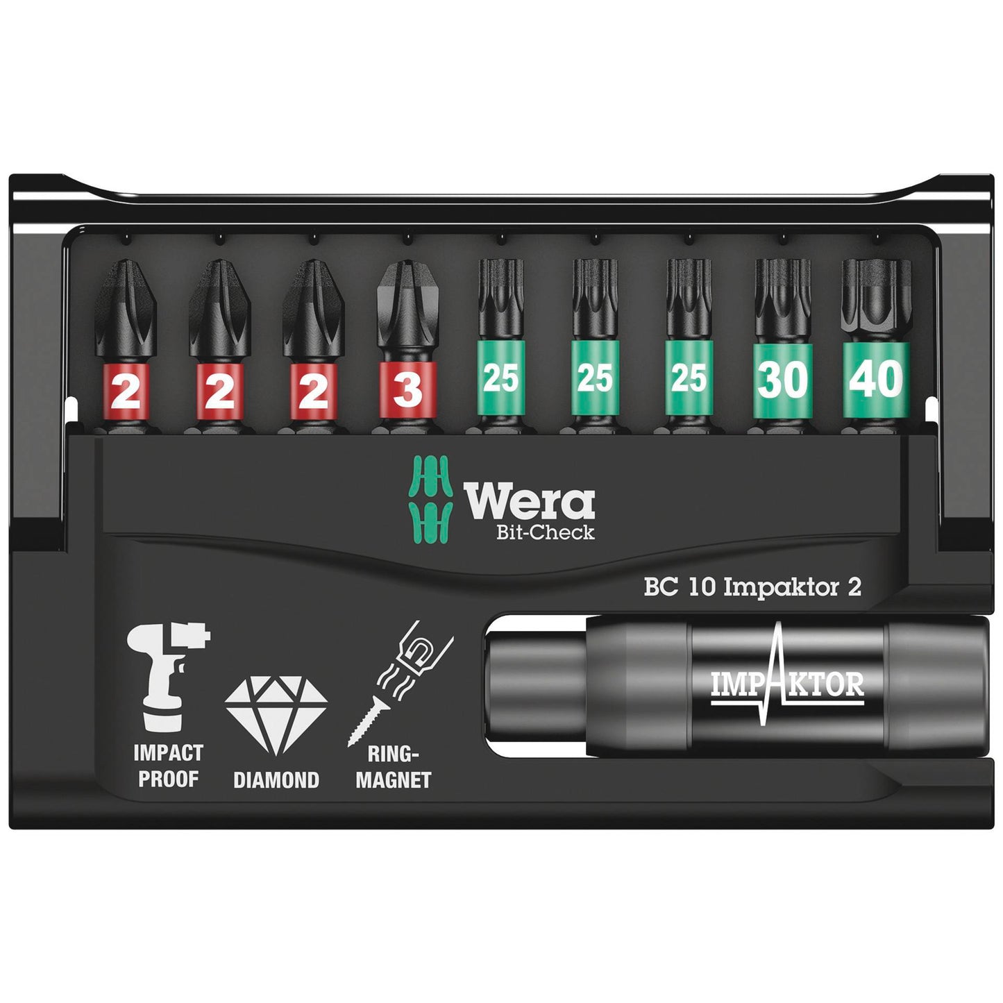 Wera Bit-Check 10 Impaktor 2